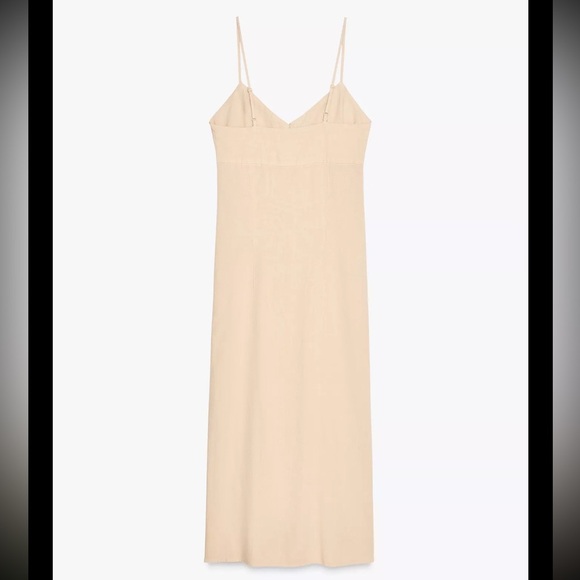 Zara Tan Midi Dress - Picture 15 of 16
